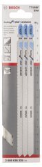 Bosch - Kırılmaya Karşı Dayanıklı Seri Metal-Sandviç İçin T 718 BF Dekupaj Testere - 3'Lü Paket