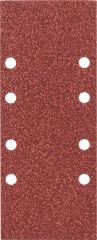 Bosch - Titreşimli Zımpara Kağıdı 10'lu, 93 x 230 mm 60 Kum 8 Delik