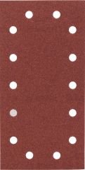 Bosch - Titreşimli Zımpara Kağıdı 10'lu, 115 x 230 mm 120 Kum 14 Delik
