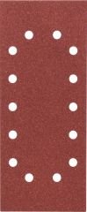 Bosch - Titreşimli Zımpara Kağıdı 10'lu, 115 x 280 mm 80 Kum 14 Delik