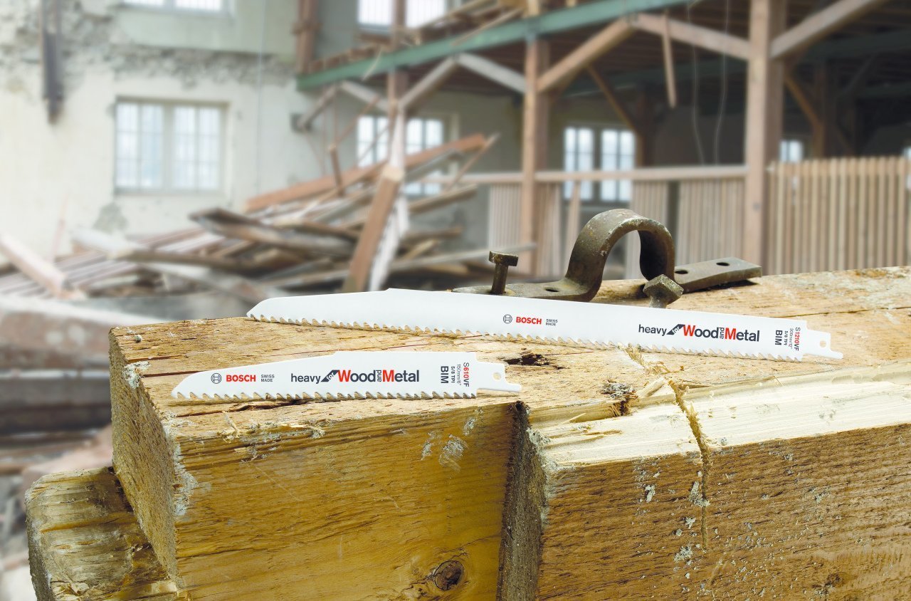Bosch - Heavy Serisi Ahşap Ve Metal için Panter Testere Bıçağı S 1210 VF - 5'li