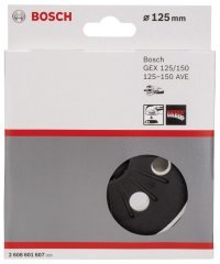 Bosch - 125 mm Zımpara Tabanı Orta Sertlikte (GEX)