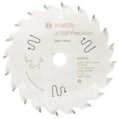Bosch - Best Serisi Hassas Kesim Ahşap için Daire Testere Bıçağı 165*20 mm 20 Diş