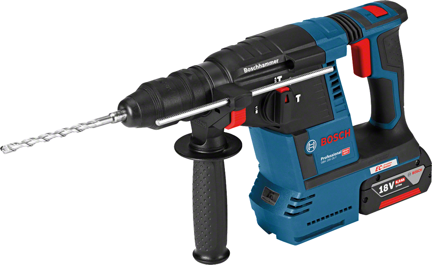 Bosch Professional GBH 18V-26 F 6 Ah Çift Akülü Kırıcı/Delici-Çanta