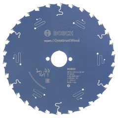 Bosch - Expert Serisi İnşaat Ahşabı için Daire Testere Bıçağı 210*30 mm 30 Diş