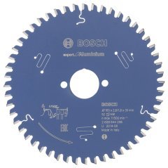 Bosch - Expert Serisi Alüminyum için Daire Testere Bıçağı 165*30 mm 52 Diş