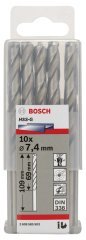 Bosch - HSS-G Metal Matkap Ucu 7,4*109 mm 10'lu Paket