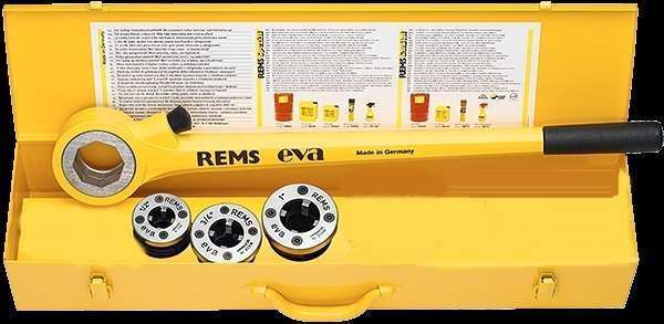 Rems Eva Kollu Pafta Takımı (1/2-3/4-1)Çelik Kutud