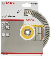 Yapı Malzemeleri İçin Turbo Segmanlı Elmas Kesme Diski 150 mm
