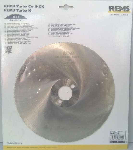 Rems HSS Metal Daire Testere