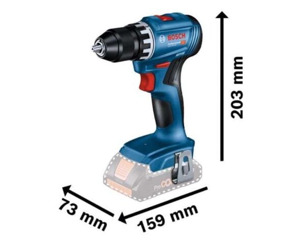 Bosch GSR 18V-45+GWS 18V-8+GBH 18V-22 3x18V4.0Ah Akülü Set