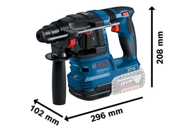 Bosch GSR 18V-45+GWS 18V-8+GBH 18V-22 3x18V4.0Ah Akülü Set