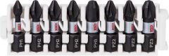 Bosch - Impact Control Serisi Vidalama Ucu 8'li PH1/PH2 x3/PH3/PZ2 x2/PZ3 *25mm
