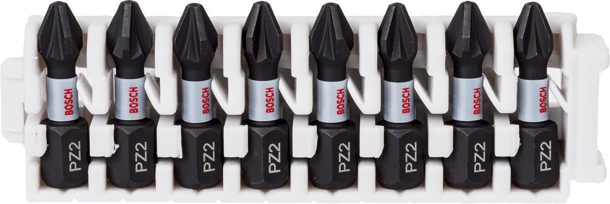 Bosch - Impact Control Serisi Vidalama Ucu 8'li PZ2 *25mm