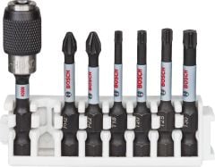 /PZ2/T15/T20/T25/T30 *50mm + Hızlı Uç Değiştirme Mandrenli Universal Tutucu