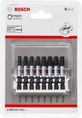Bosch - Impact Control Serisi Vidalama Ucu 8'li H5x4/H6x4 *50mm