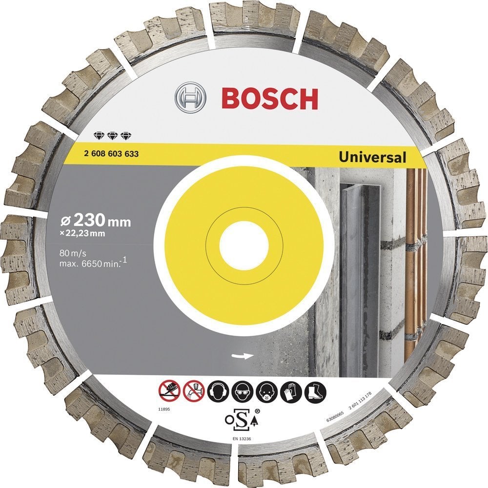 Bosch - Best Serisi Genel Yapı Malzemeleri ve Metal İçin Elmas Kesme Diski 300 mm
