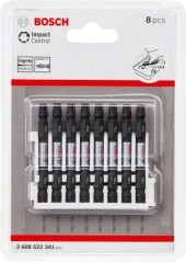 Bosch - Impact Control Serisi Çift Taraflı Vidalama Ucu 8'li T15 *65mm