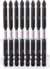 Bosch - Impact Control Serisi Çift Taraflı Vidalama Ucu 8'li PH2x4 /PZ2x4 *110mm