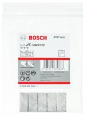 Bosch - Best Serisi Elmas Sulu Karot Uç Segmanı 57 mm İçin 5 Parça