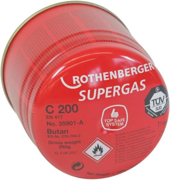 Rothenberger C 200 Süper Gaz Kartuşu 190 ml