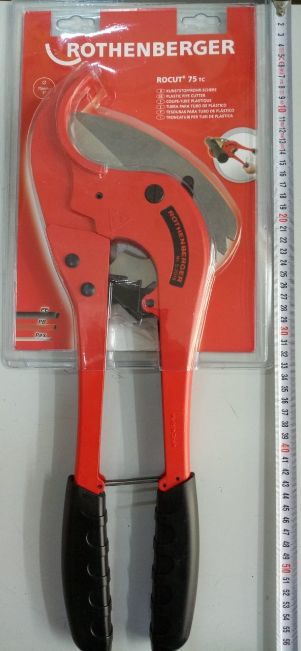 Rothenberger ROCUT TC 75 Plastik Boru Makası