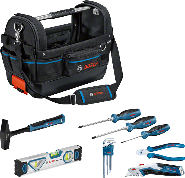 Bosch Profesyonel El Aleti Seti 8 Parça + GWT 20 Çanta