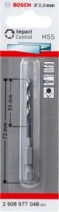 Bosch - Altıgen Şaftlı - Impact Control - HSS Metal Matkap Ucu 3,0*72mm