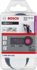 Bosch - Starlock Max - MAII 32 SC - HCS Üniversal Derz ve Macun Kesici Testere Bıçağı (Japon Bıcagı) 10'lu