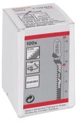 Bosch - Ekonomik Seri Ahşap İçin T 119 BO Dekupaj Testeresi Bıçağı - 100'Lü Paket
